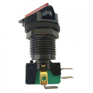 Chave Push Button PBS-33 Sem Trava Vermelha