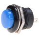 Chave Push Button R13-507 Sem Trava Azul Chave Push Button R13-507 Sem Trava Azul