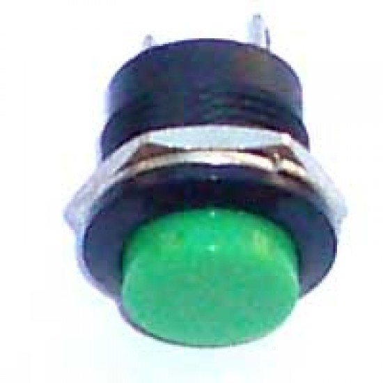 Chave Push Button R13-507 Sem Trava Verde Chave Push Button R13-507 Sem Trava Verde