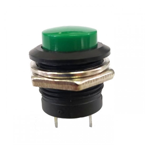 Chave Push Button R13-507 Sem Trava Verde Chave Push Button R13-507 Sem Trava Verde
