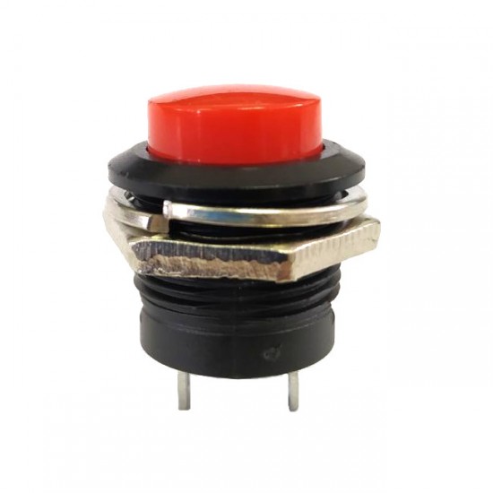 Chave Push Button R13-507 Sem Trava Vermelha Chave Push Button R13-507 Sem Trava Vermelha