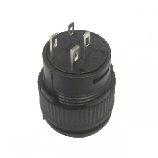 Chave Push Button R16-503BD Sem Trava Com Led Vermelha 4T Chave Push Button R16-503BD Sem Trava Com Led Vermelha 4T
