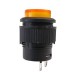 Chave Push Button R16-503B Sem Trava Sem Led Amarela 2T Chave Push Button R16-503B Sem Trava Sem Led Amarela 2T