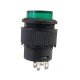 Chave Push Button R16-503BD Sem Trava Com Led Verde 4T