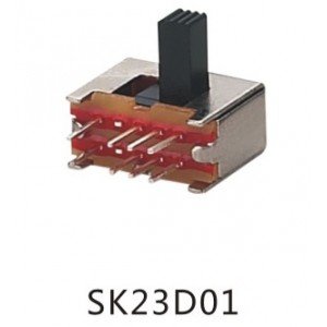 Chave SK-23D01 G10 90 Graus 8 Terminais + Fixação
