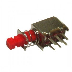 Chave Tecla PS-22F05 Com Trava Para Placa