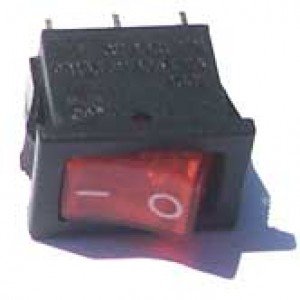 Chave Gangorra KCD11-102 Vermelha (L/L Mini)