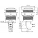 Chave PBS-29 Preta (Tipo Push Button) Chave PBS-29 Preta (Tipo Push Button)