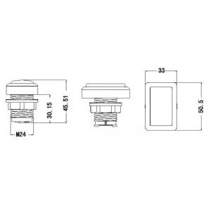 Chave PBS-34 Verde (Tipo Push Button) Chave PBS-34 Verde (Tipo Push Button)
