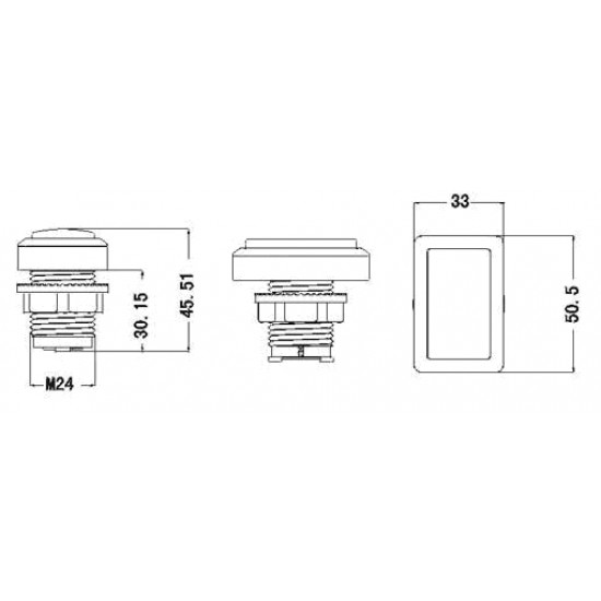Chave PBS-34 Verde (Tipo Push Button) Chave PBS-34 Verde (Tipo Push Button)