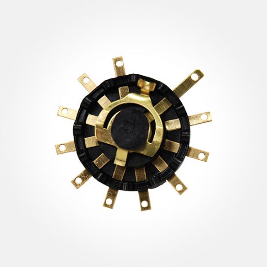 Chave Seletora CH-42 Com Knob e Dial 0+10 Posições 10A (Chave de Onda) Chave Seletora CH-42 Com Knob e Dial 0+10 Posições 10A (Chave de Onda)
