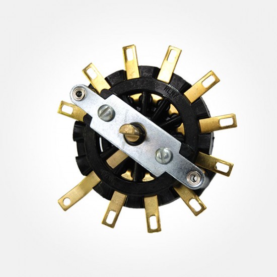 Chave Seletora CH-60 Com Knob e Dial 0+10 Posições 20A (Chave de Onda) Chave Seletora CH-60 Com Knob e Dial 0+10 Posições 20A (Chave de Onda)