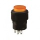 Chave Push Button R16-503BD Sem Trava Com Led Amarela 4T Chave Push Button R16-503BD Sem Trava Com Led Amarela 4T