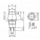 Chave PBS-11A Preta Com Trava (Tipo Push Button) Chave PBS-11A Preta Com Trava (Tipo Push Button)