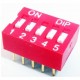 Chave Dip Switch 5 Vias 180 Graus (KF1001-05) Chave Dip Switch 5 Vias 180 Graus (KF1001-05)