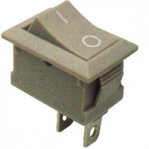 Chave Gangorra KCD1-101 Cinza 2 Terminais