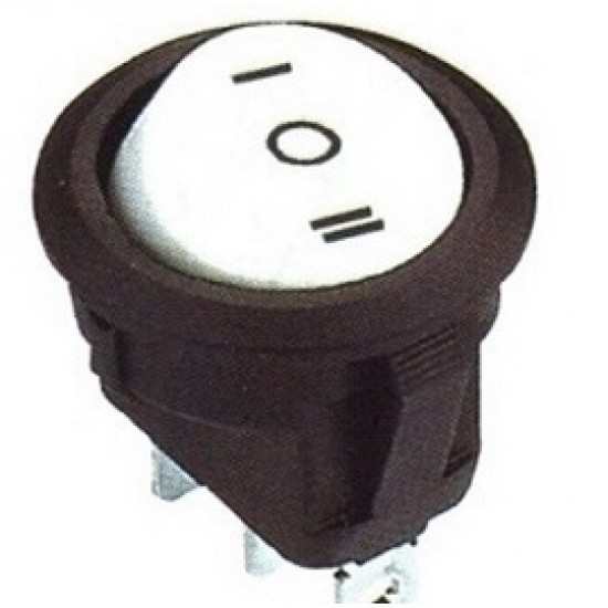 Chave Gangorra KCD1-106A-103O 81GBA Branca E Preto Chave Gangorra KCD1-106A-103O 81GBA Branca E Preto