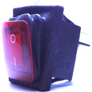 Chave Gangorra KCD2-201N-2-W A Prova D' Agua Vermelha Com Marcação Chave Gangorra KCD2-201N-2-W A Prova D' Agua Vermelha Com Marcação