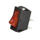 Chave Gangorra Kcd3-101 Vermelha com Marcação Chave Gangorra Kcd3-101 Vermelha com Marcação