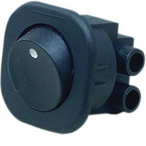 Chave Gangorra T120 Preta (Liga Desliga) Com Borne Para Lig. Fios Chave Gangorra T120 Preta (Liga Desliga) Com Borne Para Lig. Fios