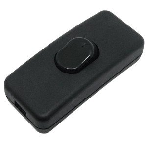 Chave Gangorra KCD1-112 Preta 2A Meio De Fio Sem Marcação