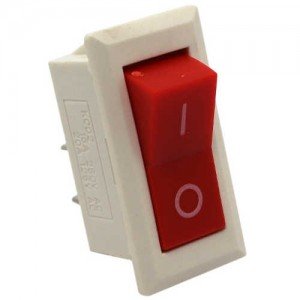 Chave KCD2-101 Branca Com Marcação 2T 15A 250V