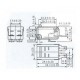 Chave Micro Switch KW11-7-8 Duplo Chave Micro Switch KW11-7-8 Duplo