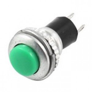 Chave Push Button DS-316 Sem Trava Verde