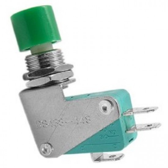 Chave Push Button DS-438 Sem Trava Verde Chave Push Button DS-438 Sem Trava Verde
