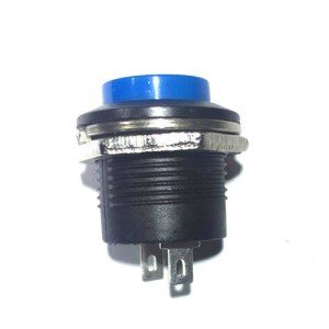 Chave Push Button R13-507 Sem Trava Azul Chave Push Button R13-507 Sem Trava Azul