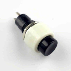 Chave Push Button DS-451 Sem Trava Preto 2T Chave Push Button DS-451 Sem Trava Preto 2T