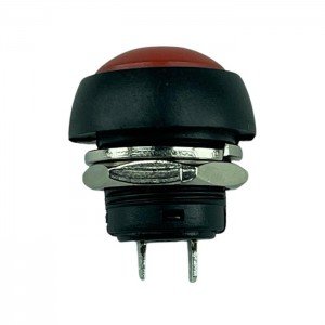 Chave Push Button PBS-33B Sem Trava Vermelha A Prova D'Água Chave Push Button PBS-33B Sem Trava Vermelha A Prova D'Água
