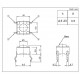 Chave Tactil 4,5x4,5x3,8mm 4 Terminais Chave Tactil 4,5x4,5x3,8mm 4 Terminais
