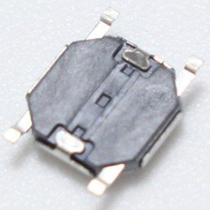 Chave Tactil 4x4x1,5mm Branca 4 Terminais SMD