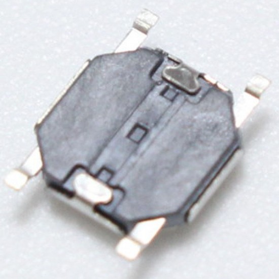 Chave Tactil 4x4x1,5mm Branca 4 Terminais SMD Chave Tactil 4x4x1,5mm Branca 4 Terminais SMD