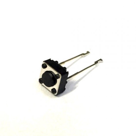 Chave Tactil CJ27 6x6x4,3mm 180 Graus 2 Terminais Longos Chave Tactil CJ27 6x6x4,3mm 180 Graus 2 Terminais Longos