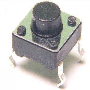 Chave Tactil 6x6x6mm 4 Terminais