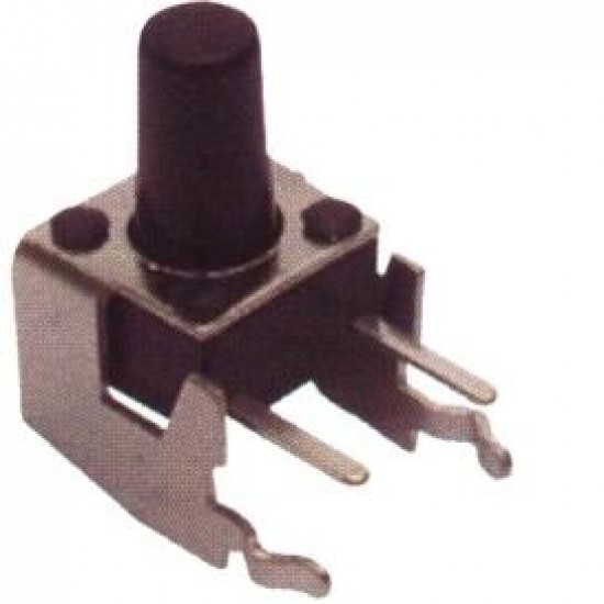 Chave Tactil KFC-A06-W1-9,5mm 4 Terminais 90 Graus Chave Tactil KFC-A06-W1-9,5mm 4 Terminais 90 Graus