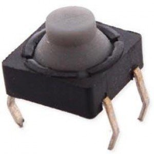 Chave Tactil KLT-112 Emborrachada 8x8 4T 180G Cinza