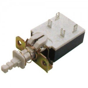 Chave Tecla SW2 4T Com Trava e Base Para Painel Chave Tecla SW2 4T Com Trava e Base Para Painel