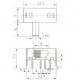 Chave SK-23D07 90 Graus 8 Terminais + 2 Fixação Chave SK-23D07 90 Graus 8 Terminais + 2 Fixação