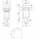 Chave Push Button DS-429 Roxa 2T Com Trava Chave Push Button DS-429 Roxa 2T Com Trava