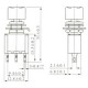 Chave Push Button DS-612 Sem Trava Vermelha Chave Push Button DS-612 Sem Trava Vermelha