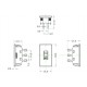 Chave HH 110/220 Grande Plastica Encaixe Cinza (FK-230-0-S-3-3-J) Chave HH 110/220 Grande Plastica Encaixe Cinza (FK-230-0-S-3-3-J)