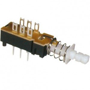 Chave Tecla KZJ-2X2 Sem Trava 6 Terminais