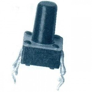 Chave Tactil 6x6x17mm 4 Terminais