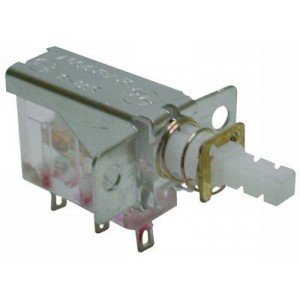 Chave Tecla SW3-3 (PS-12E01) Com Trava 3 Terminais