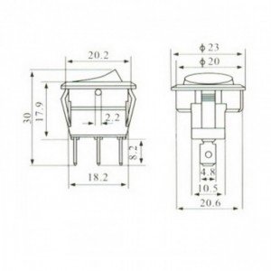 Chave Gangorra KCD1-106A-103O 81GBA Chave Gangorra KCD1-106A-103O 81GBA