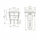 Chave Gangorra KCD1-106A-103O 81GBA Cinza Chave Gangorra KCD1-106A-103O 81GBA Cinza