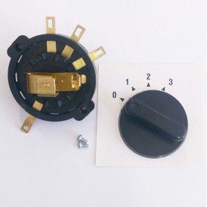 Chave de Onda Seletora CH-60 Knob e Dial 0+3 Posições 20AMP